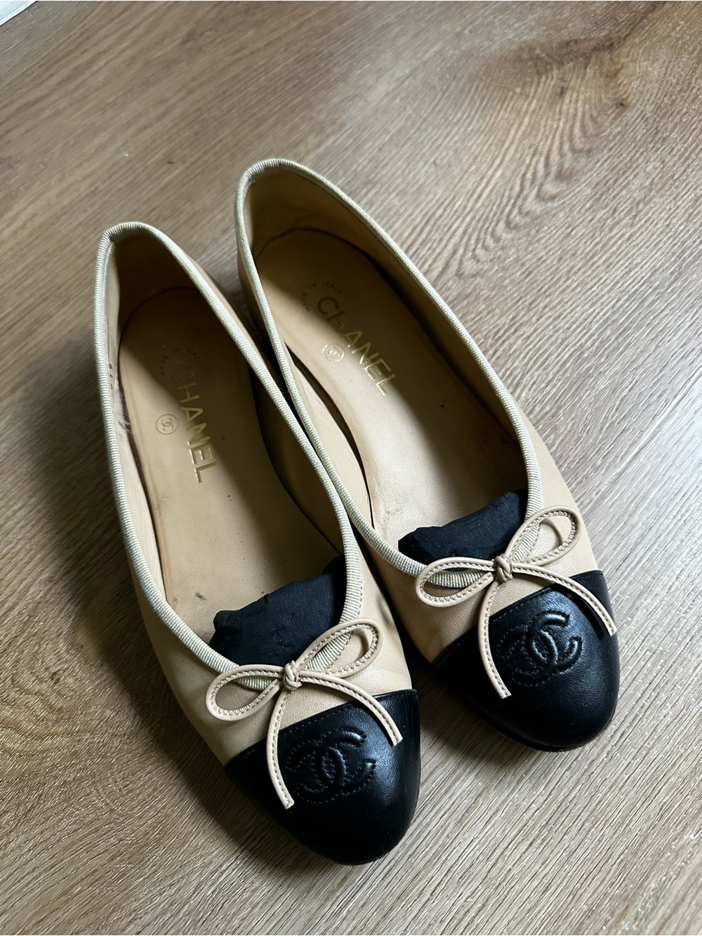 Chanel ballet flats size 38 EUR